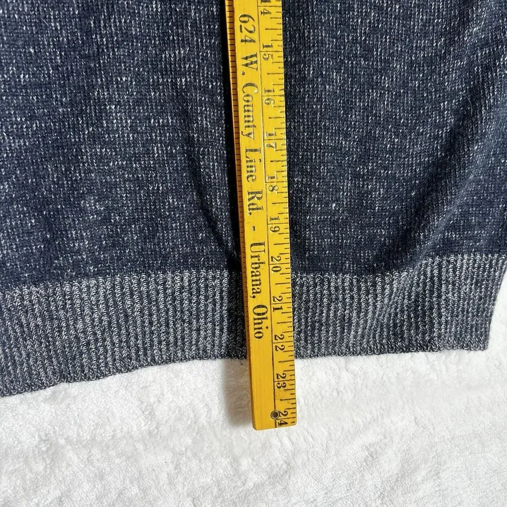 Women's Gap Crew Neck Long Sleeve Blue Wool Blend Sweater Small Y2K‎ Gorpcore